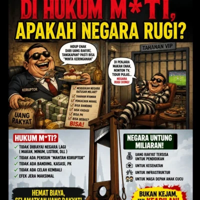 Usulan Koruptor Dihukum Mati, Efek Jera atau Uang Negara Harus Kembali?