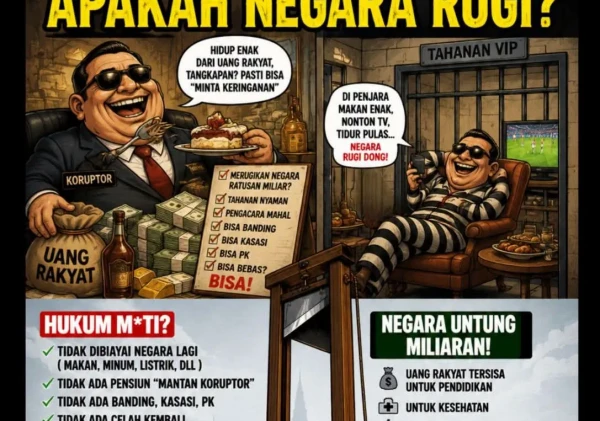 Usulan Koruptor Dihukum Mati, Efek Jera atau Uang Negara Harus Kembali?