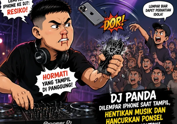 DJ Panda Murka Usai Dilempar iPhone