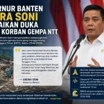 Gubernur Banten Andra Soni Sampaikan Duka Mendalam untuk Korban Gempa NTT