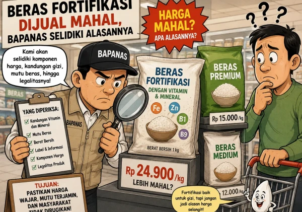 Harga Beras Fortifikasi Disorot, Pemerintah Telusuri Dugaan Permainan Label dan Mutu