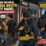 Aksi Curi Raket Padel di Jakbar Terekam CCTV, Modusnya Pura