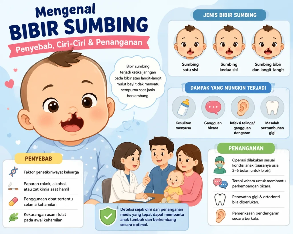 Bibir Sumbing Bisa Terdeteksi Sejak Kehamilan, Ini yang Perlu Diperhatikan
