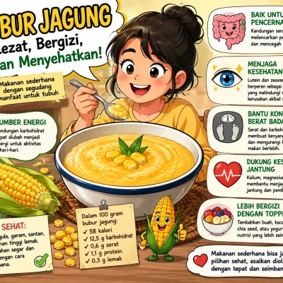 Bukan Sekadar Sarapan, Bubur Jagung Ternyata Punya Segudang Manfaat untuk Tubuh