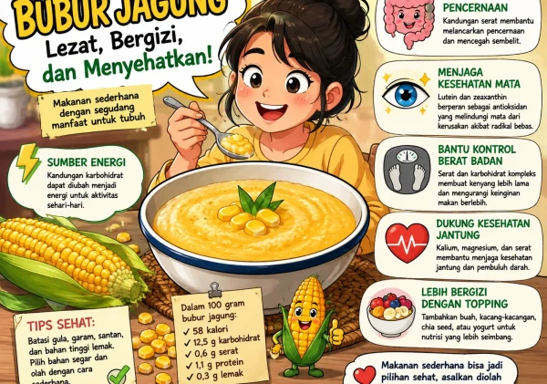 Bukan Sekadar Sarapan, Bubur Jagung Ternyata Punya Segudang Manfaat untuk Tubuh