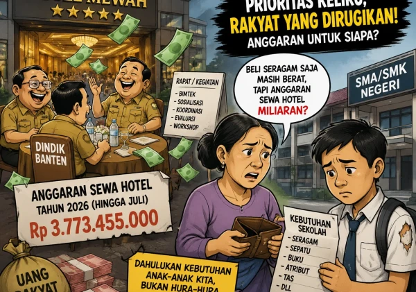 Di Tengah Keluhan Orang Tua Siswa, Dindik Banten Habiskan Rp3,7 Miliar untuk Sewa Hotel