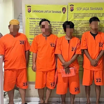 Curi 500 Rokok dan 20 Tabung LPG, 4 Pelaku Dibekuk Polda Banten