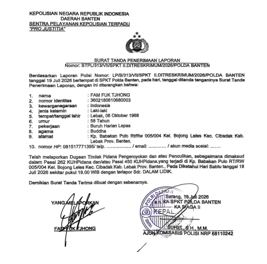 Diduga Dibawa Paksa ke Kediaman Ketua DPRD, Aktivis Lebak Tempuh Jalur Hukum