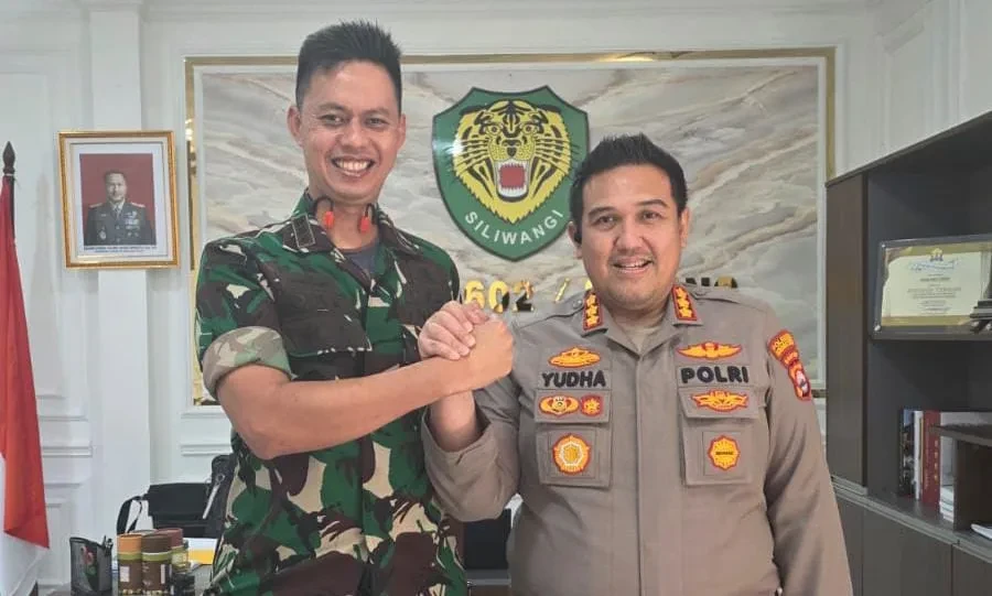 Kapolresta Serang Kota Perkuat Sinergitas TNI-Polri, Silaturahmi ke Kodim 0602/Serang