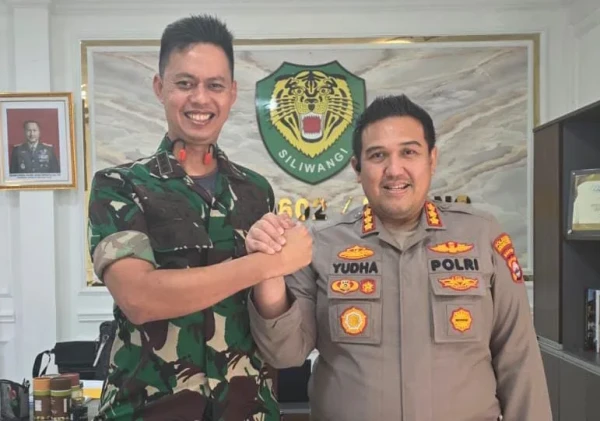 Kapolresta Serang Kota Perkuat Sinergitas TNI-Polri, Silaturahmi ke Kodim 0602/Serang