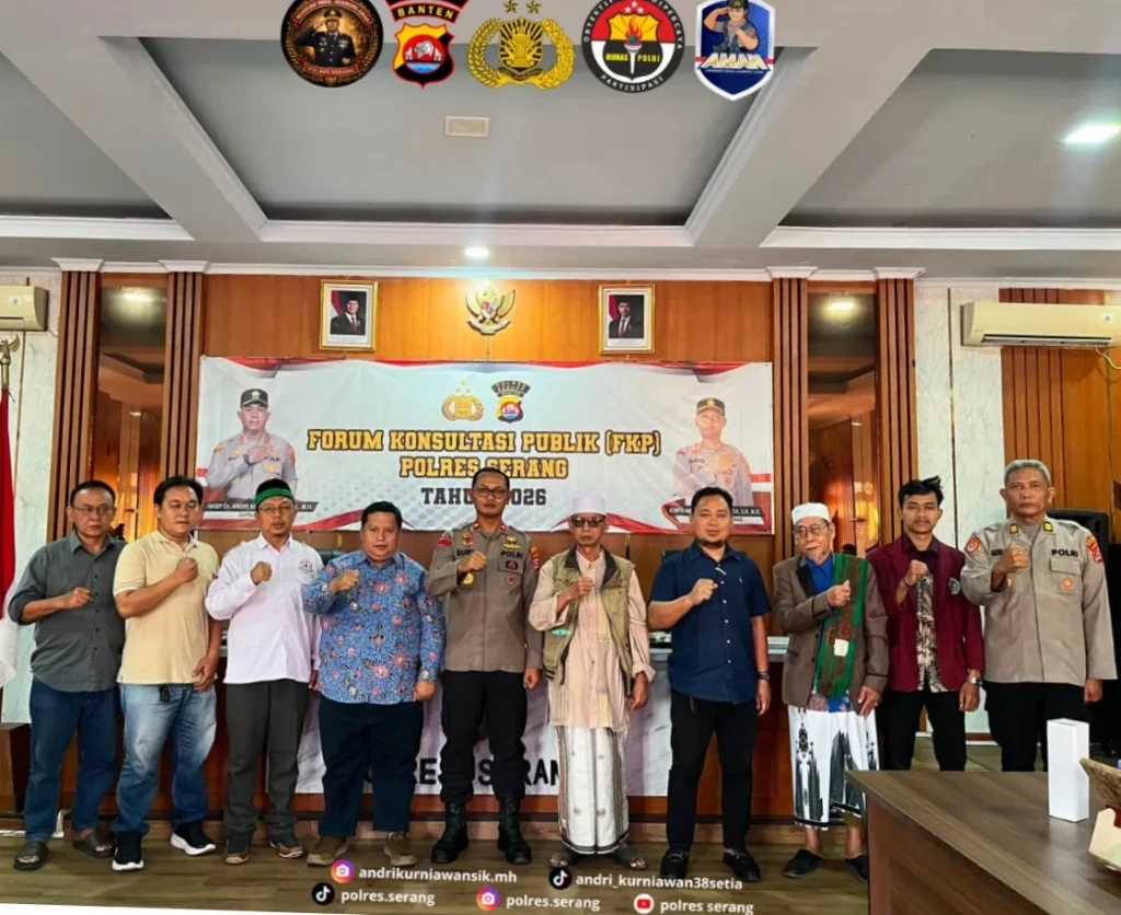 Perkuat Pelayanan Publik, Polres Serang Gandeng Ombudsman dan Masyarakat dalam Forum Konsultasi
