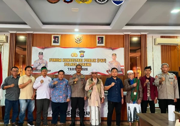 Perkuat Pelayanan Publik, Polres Serang Gandeng Ombudsman dan Masyarakat dalam Forum Konsultasi