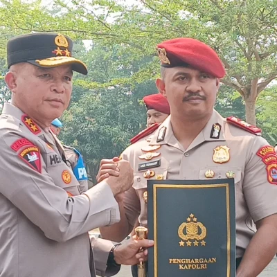 Kerja Keras Berbuah Prestasi, Kasat Reskrim Polres Serang Raih Pin Emas Kapolri