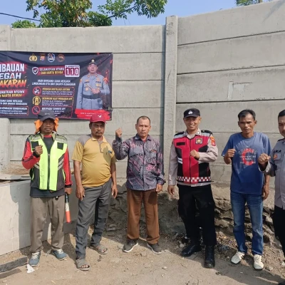 Cegah Karhutla Saat Musim Kemarau, Polsek Cikande Gencarkan Imbauan di 9 Lokasi Strategis