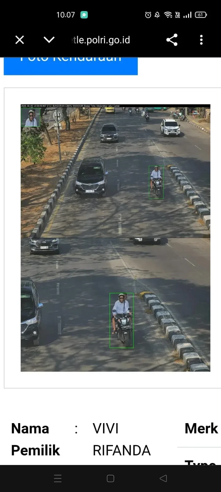 Motor Hilang Sejak 2023, Pemilik Mendadak Dapat Surat Tilang: Ternyata Terekam ETLE di Bandung
