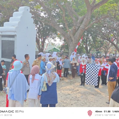 Gerak Jalan hingga Lomba PAUD Meriahkan HUT RI, Polsek Carenang Turun Amankan Kegiatan