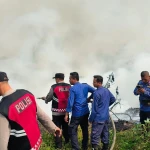 Lapak Kertas Terbakar di Cikande, Polisi dan Damkar Gercep Cegah Api Meluas