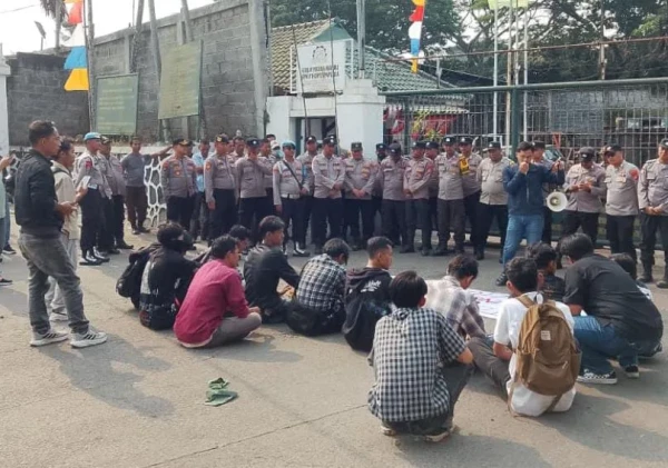 BEM Banten Demo PT Cipta Paperia, Dugaan Pencemaran Sungai Ciujung Jadi Sorotan