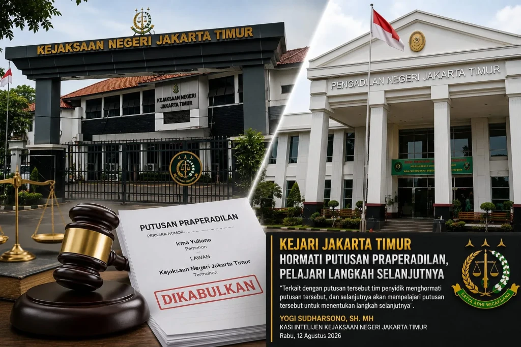 Status Tersangka Irma Yuliana Dinyatakan Tak Sah, Begini Respons Kejari Jaktim