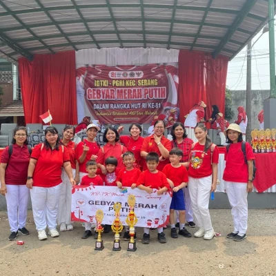 Semangat Merah Putih Anak-anak KB-TK Mardi Yuana Serang Berbuah Dua Penghargaan
