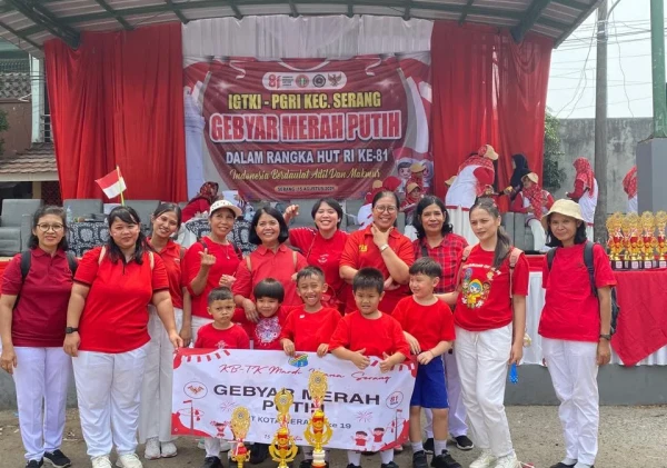 Semangat Merah Putih Anak-anak KB-TK Mardi Yuana Serang Berbuah Dua Penghargaan