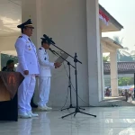 Kepala Desa Sindangheula Suheli Jadi Pembaca Pancasila pada Upacara HUT ke