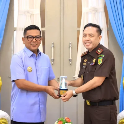Gubernur Andra Soni Sambut Kajati Banten Baru, Bahas Program Strategis Pembangunan
