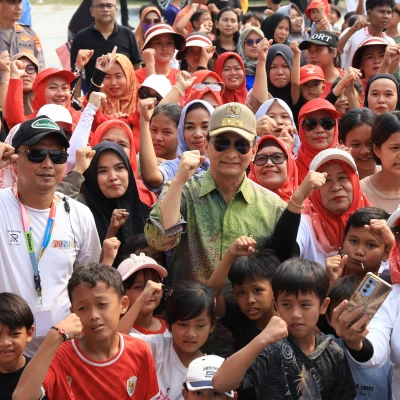Bukan Sekadar Lomba Senam, Wagub Dimyati Titip Pesan Persatuan untuk Generasi Muda