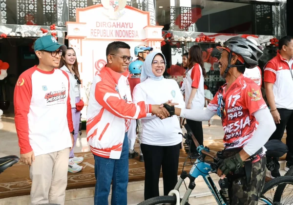 Gowes Merdeka 2026 Jadi Ajang Silaturahmi, Andra Soni Dorong Budaya Hidup Sehat