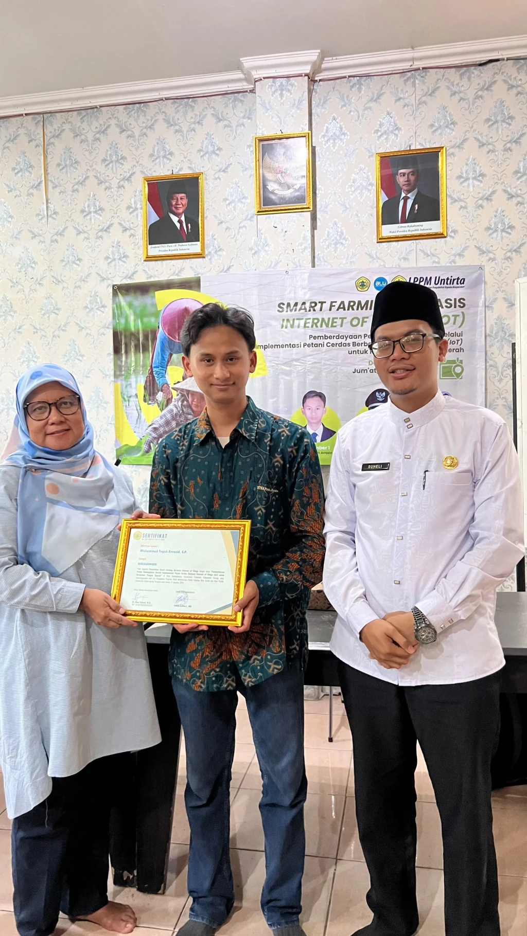 Petani Sindangheula Mulai Didorong Go Digital, Untirta Kenalkan Smart Farming Berbasis IoT