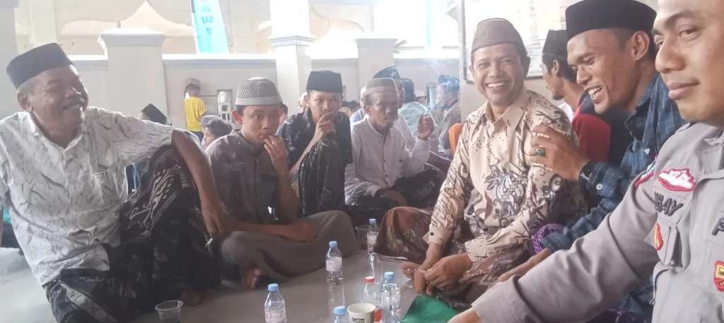 Polsek Tanara Hadiri Maulid Nabi di Pedaleman, Kamtibmas Jadi Pesan Utama