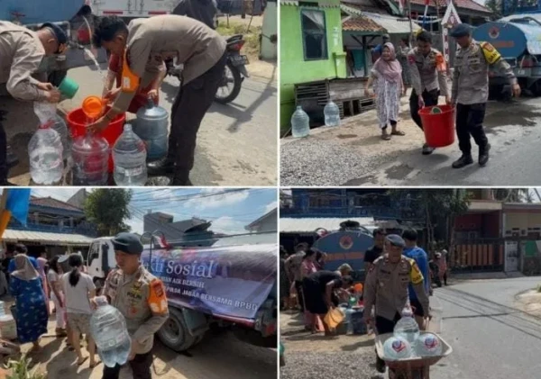Warga Tasikmalaya Kesulitan Air, Brimob Jabar Turun Tangan Bawa 4.500 Liter Bantuan