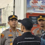 Antisipasi Kelangkaan, Kapolres Serang Cek Stok BBM di SPBU