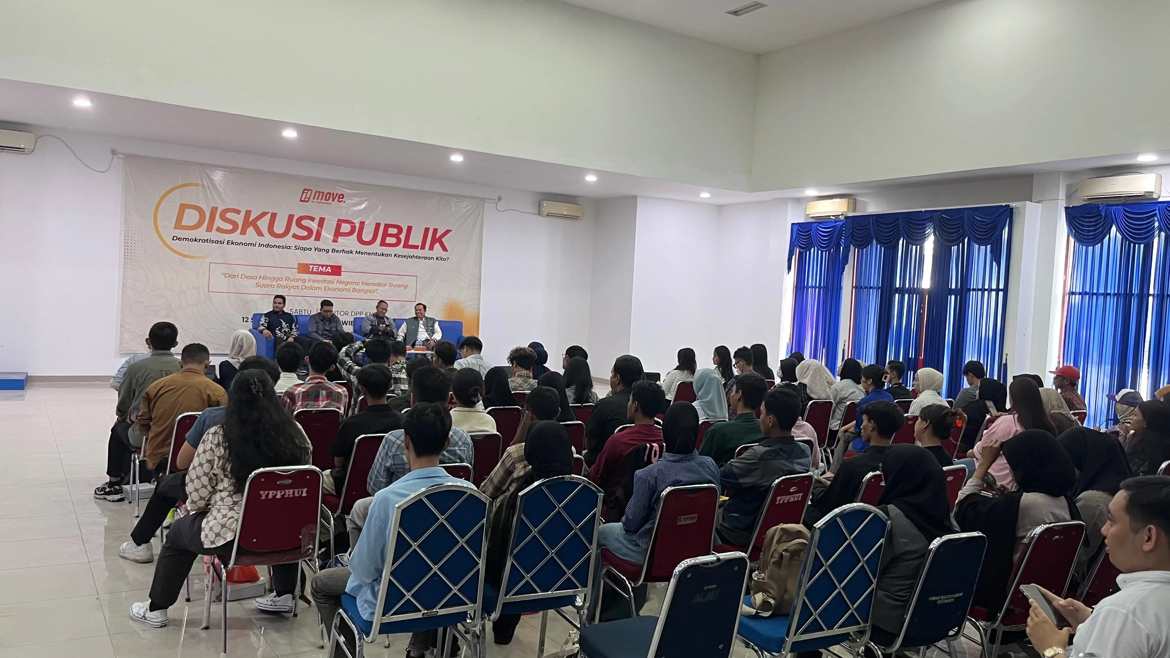Move For Indonesia gelar Diskusi Publik Mengangkat Tema "Demokratisasi Ekonomi Indonesia”
