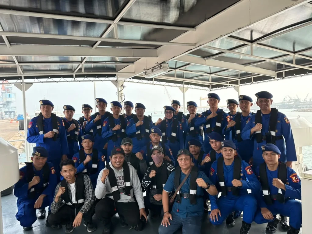 Delegasi PWI Banten Gabung Ditpolairud Polda Banten Cari 5 Wartawan Hilang di GAK