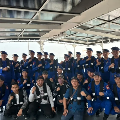 Delegasi PWI Banten Gabung Ditpolairud Polda Banten Cari 5 Wartawan Hilang di GAK
