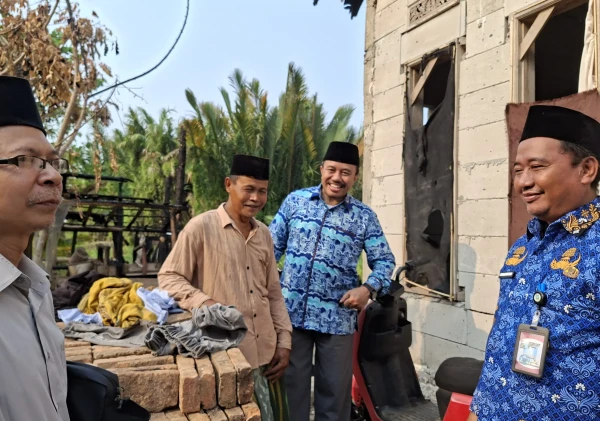 Baznas Turun Cek Rumah Korban Kebakaran Pontang, Rencana Rutilahu Terkendala