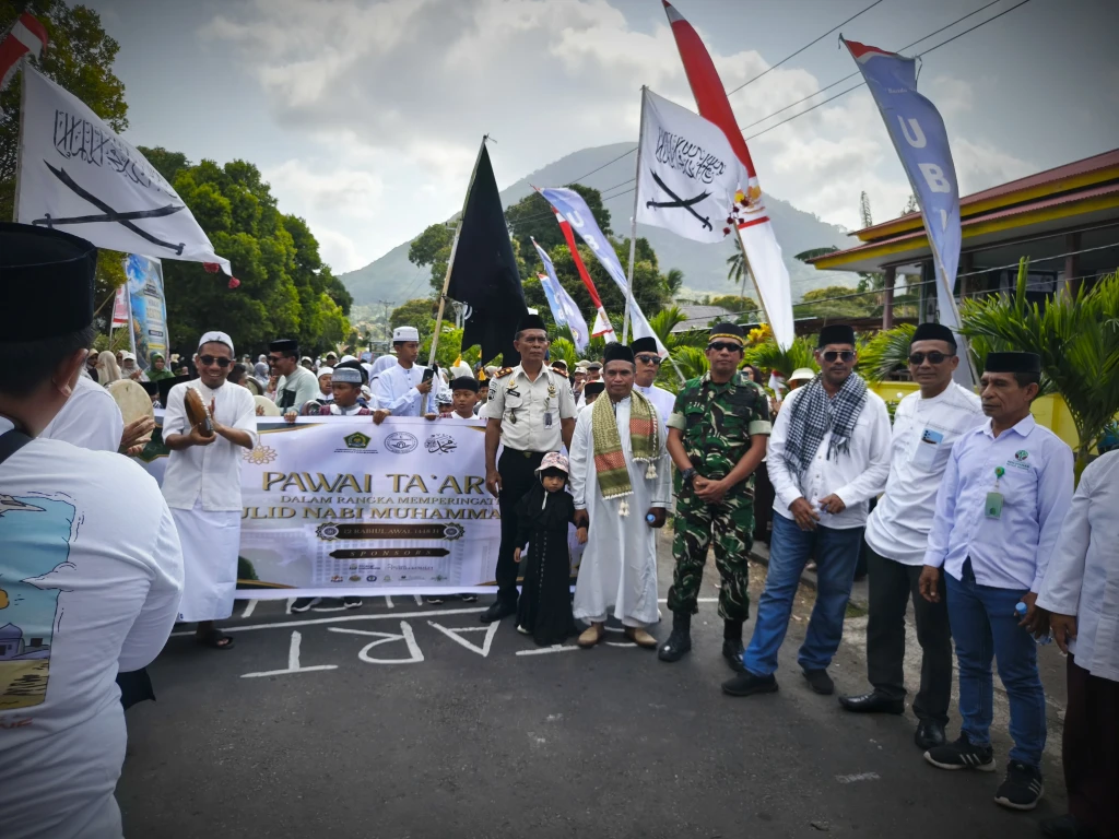 Lapas Bandanaira Turut Semarakkan Pawai Ta'aruf Peringati Maulid Nabi