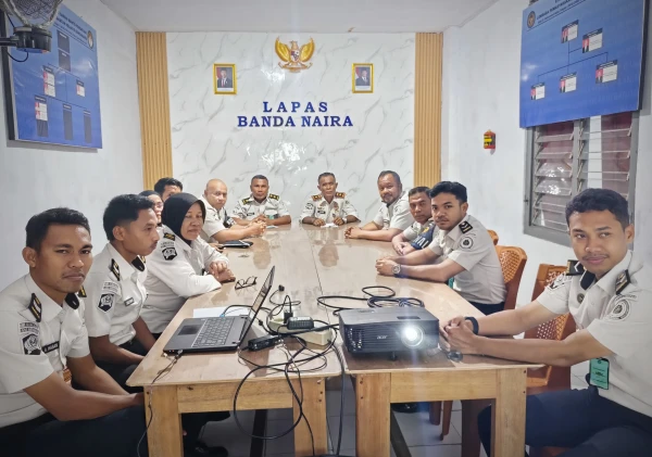 Dorong Pelayanan Publik Semakin Profesional dan Berkualitas, Lapas Bandanaira Ikuti Penguatan Implementasi Quick Wins