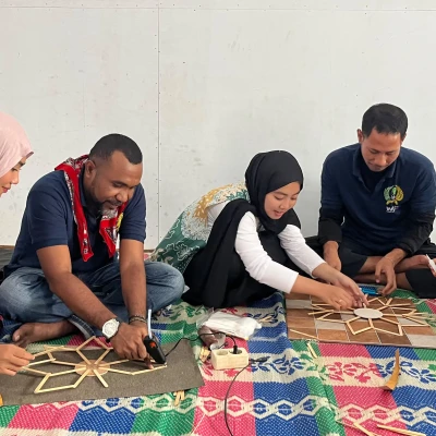 Dari Stik Es Krim Jadi Karya, Lapas Bandanaira Dorong Warga Binaan Lebih Produktif