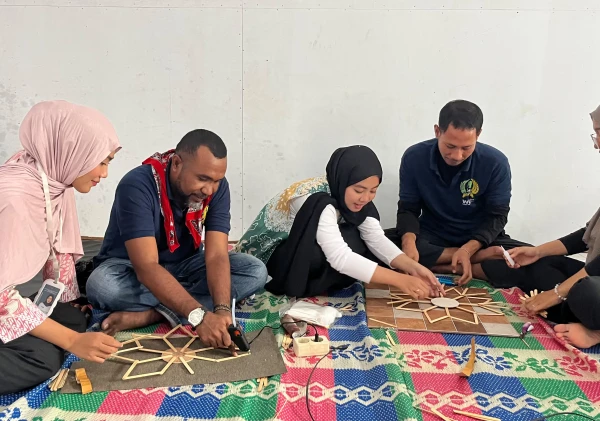 Dari Stik Es Krim Jadi Karya, Lapas Bandanaira Dorong Warga Binaan Lebih Produktif