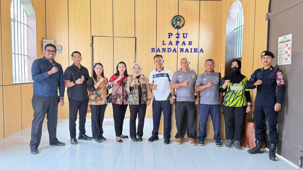 Lapas Bandanaira Terima Kunjungan Kakanwil Kemenkum Maluku