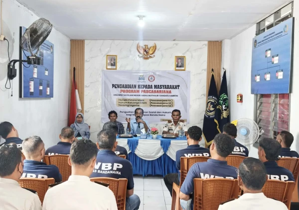 Lapas Bandanaira Gandeng Pascasarjana UIN Ambon Perkuat Kesadaran Sosial dan Hukum