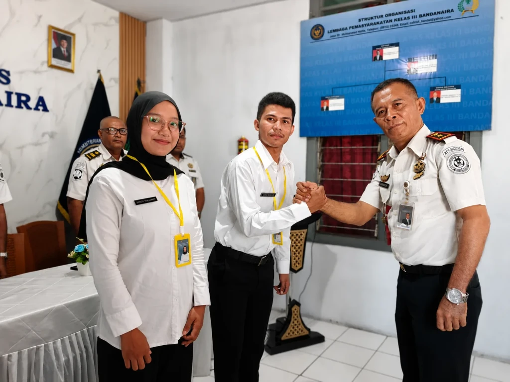 Lapas Bandanaira Sambut 16 Peserta Program Magang Kemnaker