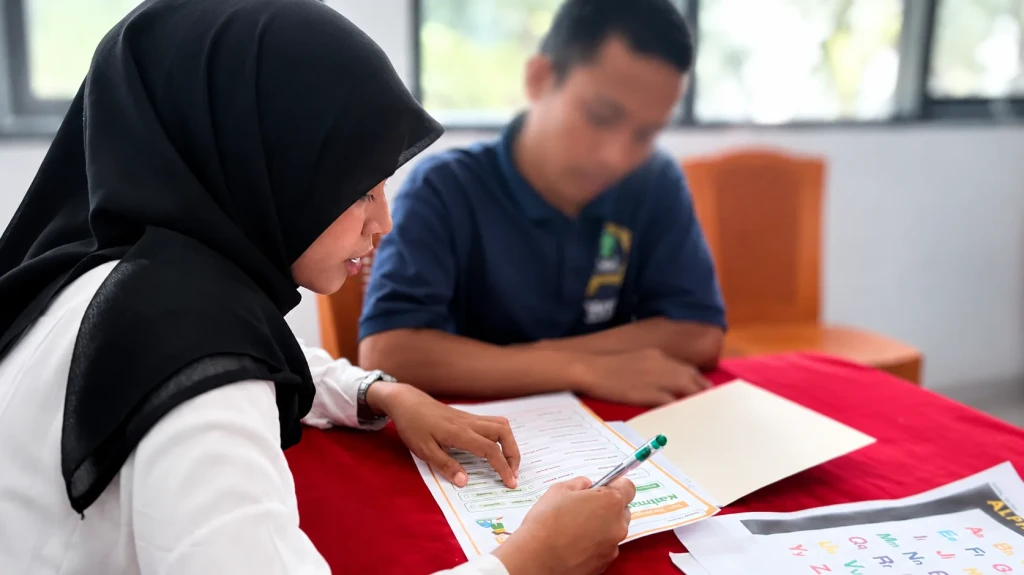 Tingkatkan Literasi, Warga Binaan Lapas Bandanaira Belajar Baca Tulis