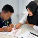 Tingkatkan Kemampuan Literasi Dasar, Lapas Bandanaira Kenalkan Abjad kepada Warga Binaan