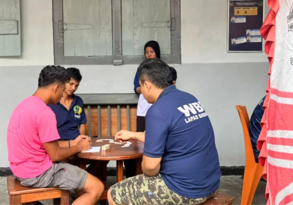 Meriahkan HBP ke-62, Lapas Bandanaira Gelar Lomba Gaple sebagai Sarana Kebersamaan dan Relaksasi