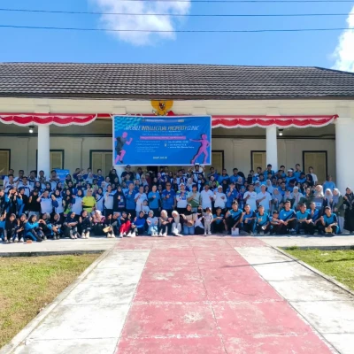 Lapas Bandanaira Ikuti Jalan Sehat dan Senam Bersama Peringatan Hari Kekayaan Intelektual Sedunia