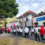 Bangun Semangat dan Kebersamaan, Lapas Bandanaira adakan Fun Walk Sambut Hari Kemerdekaan