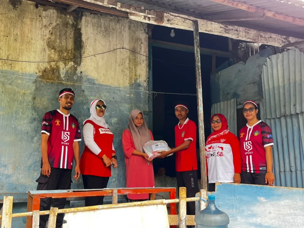 Lapas Bandanaira Bagikan Sembako, Wujudkan Semangat Kemerdekaan Lewat Kepedulian